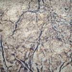 Χειροποίητο Δερμάτινο Γυναικείο Πορτοφόλι  Μωσαϊκό Χρυσαφί