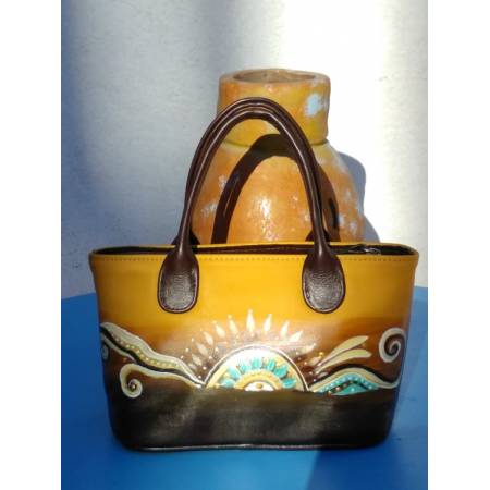 Χειροποίητη Δερμάτινη Εικαστική Δημιουργία 