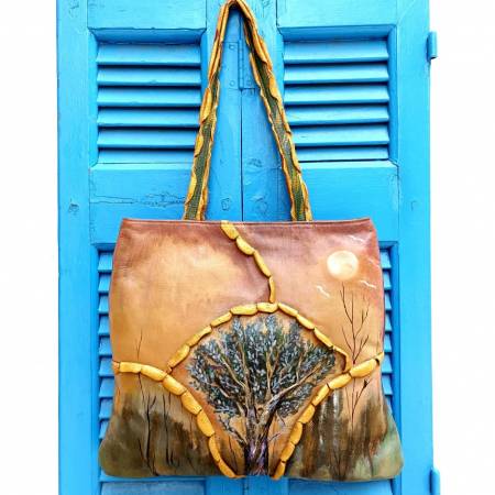 Χειροποίητη Δερμάτινη Εικαστική Δημιουργία 