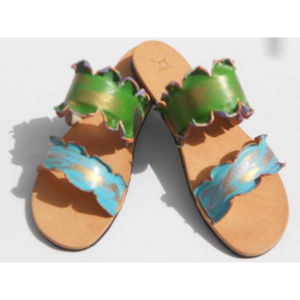 Χειροποίητο Δερμάτινο Γυναικείο Σανδάλι