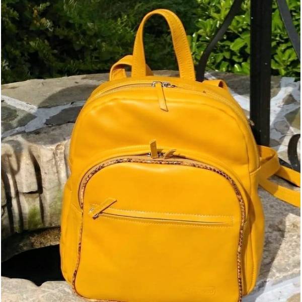 Χειροποίητο Δερμάτινο Σακίδιο Πλάτης