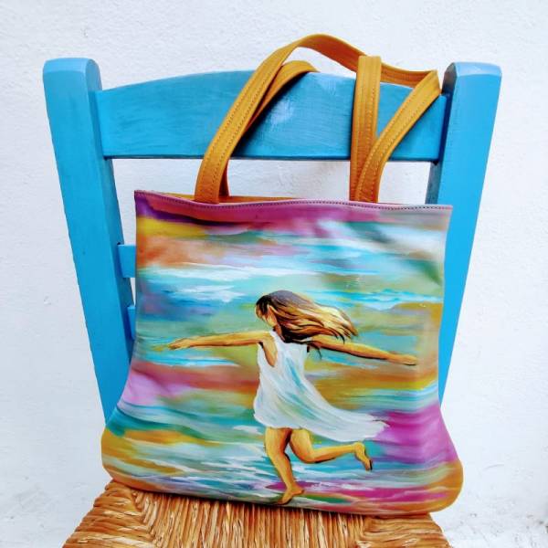 Χειροποίητη Δερμάτινη Εικαστική Δημιουργία