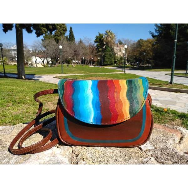 Χειροποίητη Δερμάτινη Εικαστική Δημιουργία